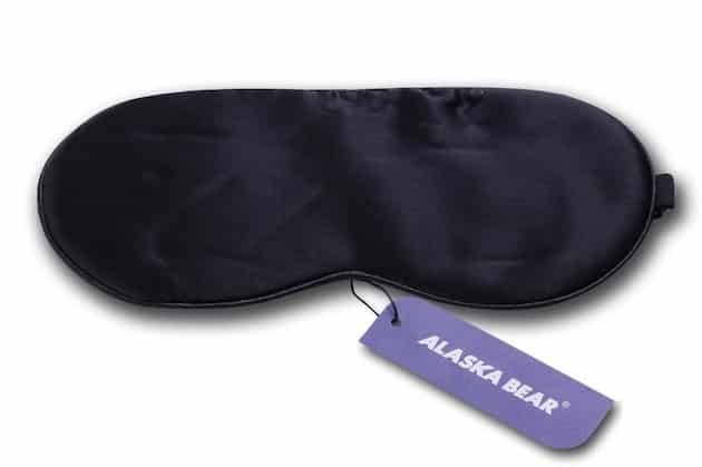 Super-lisse Masque Yeux Alaska Bear-soie naturelle Sommeil Masque et les yeux bandés