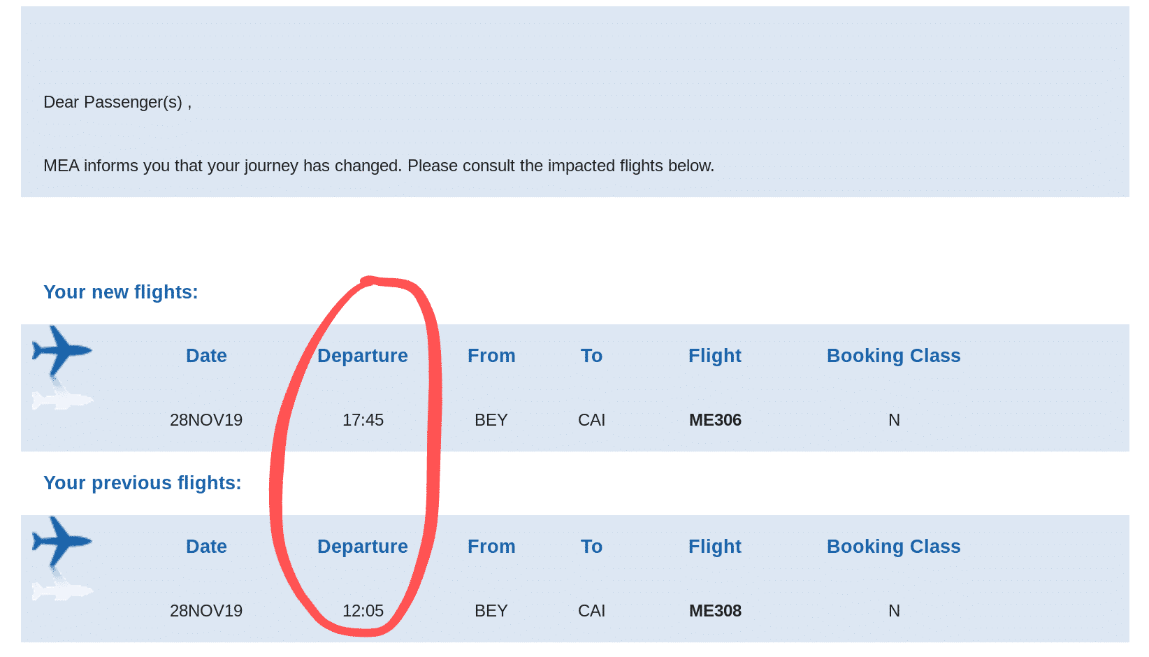 Flight Delay Middle East Airlines Insurance Claim